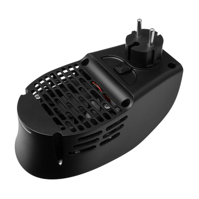 Eurom Plug in heater Keramische Kachel Stopcontact 500watt wit zwart