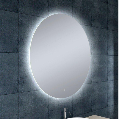 Wiesbaden Soul spiegel rond met LED, dimbaar en spiegelverwarming 100 cm