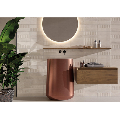 Cifre Cerámica Mussa Voor wandtegel - 30x7.5cm - 8mm - Ivoor