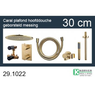 Wiesbaden one-pack inbouwthermostaatset rond type 403 GM (30cm)