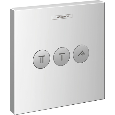 Hansgrohe ShowerSelect afbouwdeel voor inbouwstopkraan met 3 stopfuncties chroom