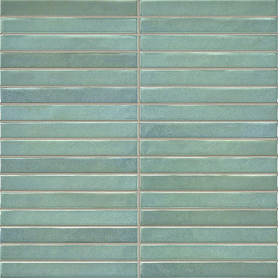 La Platera Cerámica Kromo Keramische wandtegel - 35x35cm - 9.2mm - Groen