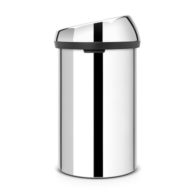 Brabantia Touch Bin Afvalemmer - 60 liter - brilliant steel