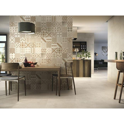 Baldocer Ceramica Arkety wandtegel - 30x60cm - 10mm - gerectificeerd - Betonlook - Bone mat