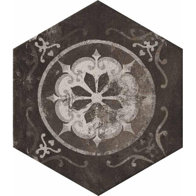 Cir Miami Vloer- en wandtegel hexagon 24x28cm 10mm R10 porcellanato Mix Esagonia