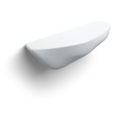 Clou Cliff planchet 26x9x7.5cm keramiek Wit hoogglans