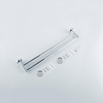 Fortifura Calvi Handdoekhouder - dubbel - rond - chroom