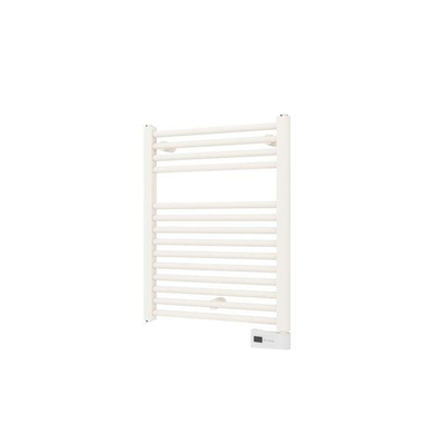 Plieger Palermo-EL III/Fischio elektrische designradiator horizontaal 688x550mm 300W mat wit