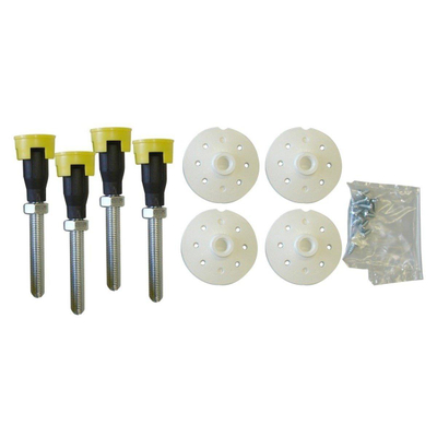 Xenz douchebakpoten universeel - 8-15cm verstelbaar - 4 stuks