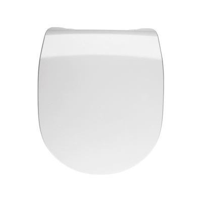 Pressalit Connexion closetzitting met deksel met softclose m. uni scharnier, combi, top montage wit