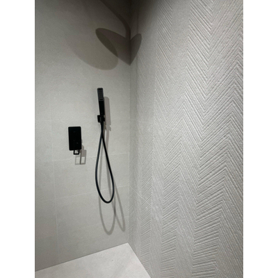 Cifre Ceramica Borneo wand- en vloertegel - 120x120cm - gerectificeerd - Betonlook - Pearl mat (grijs)