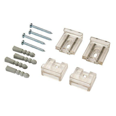 Noord RAM spiegelklemmen per stel kunststof, max. gewicht 10kg/0.8m2