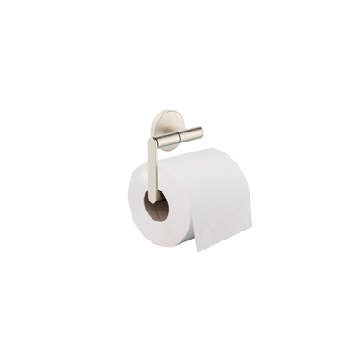 Wiesbaden Alonzo toiletrolhouder zonder klep RVS geborsteld