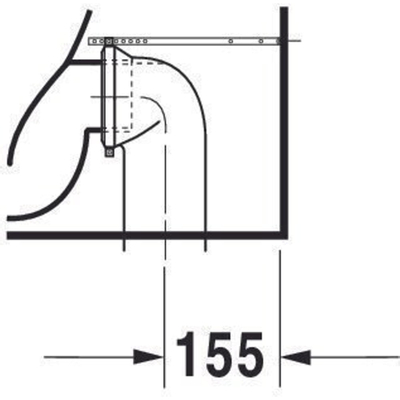 Duravit Starck 2 duobloccloset 37x63 cm wondergliss wit