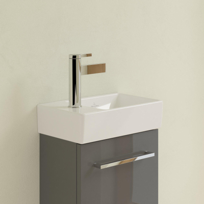 Villeroy & Boch Avento fontein 1 kraangat links zonder overloop 36x22cm ceramic+ wit