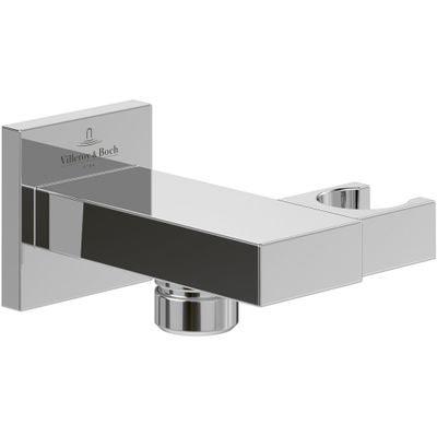 Villeroy & Boch Universal Showers wandaansluitbocht Hoekig - chroom