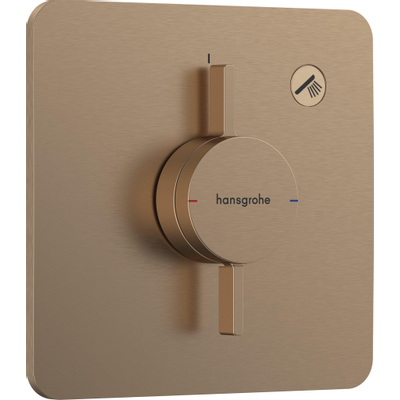 Hansgrohe Duoturn Q inbouwkraan voor 1 functie brushed bronze