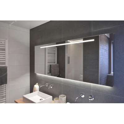Looox Ml line spiegel - 160x70 led verlichting onder plus geintegreerd