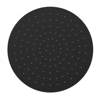 Wiesbaden Ufo hoofddouche rond 30 cm mat zwart