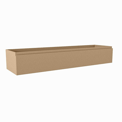 Mondiaz FOGE wastafelonderkast - 150x41x25cm - 1 lade - uitsparing links en rechts - softclose - Oro