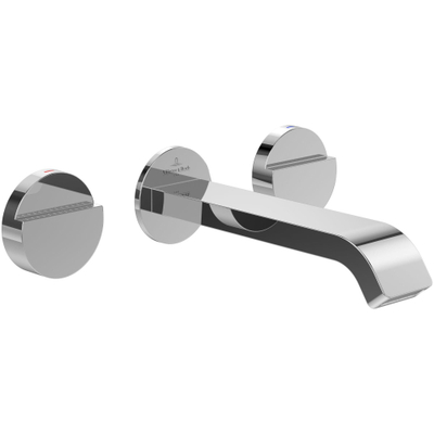 Villeroy & Boch Dawn Driegats wastafelkraan - chroom