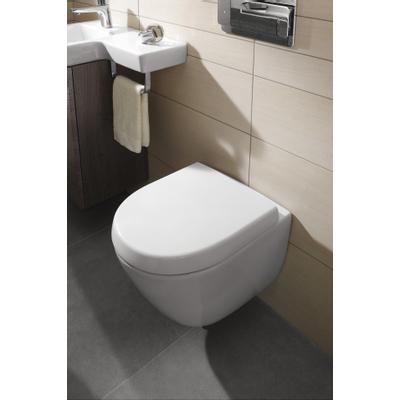 Villeroy en Boch Subway 2.0 Compact closetzitting quick release en softclose wit