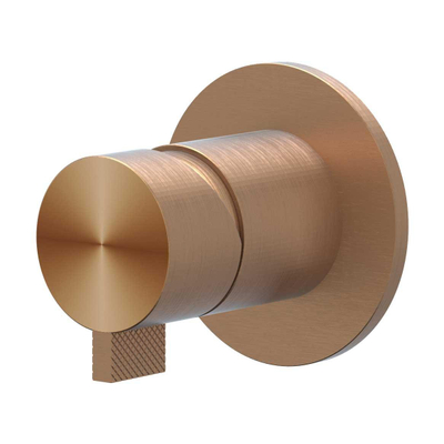 IVY Tribe inbouw douchemengkraan - eenhendel - inclusief inbouwdeel - RVS316 - geborsteld mat koper PVD