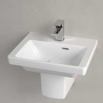 Villeroy & Boch Subway 3.0 fontein m. kraangat m. overloop 45x37x14.5cm wit