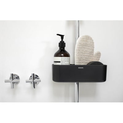 Brabantia ReNew Douche Caddy - 13x24x8cm - donker grijs