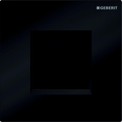 Geberit type 20 urinioir bedieningsplaat - batterij - vierkant - zwart