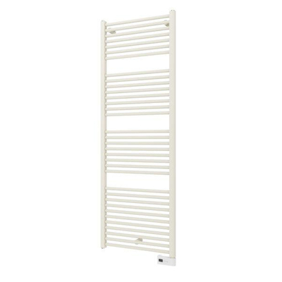 Plieger Palermo-EL III/Fischio elektrische designradiator horizontaal 1702x600mm 900W wit structuur