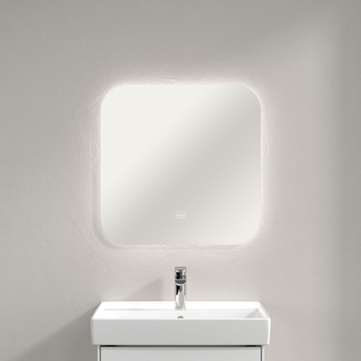Villeroy & Boch More to see spiegel 60x60cm LED rondom 19,2W 2700-6500K