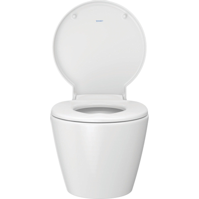 Duravit Starck 1 WC-zitting 45.3x42x4.2cm met softclose met quickrelease Kunststof wit Glanzend