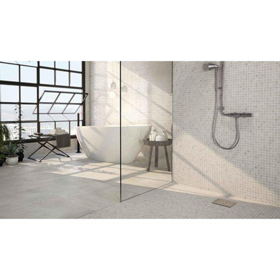 SAMPLE Colorker Neolith Wandtegel 32x100cm 9.7mm gerectificeerd witte scherf Moon