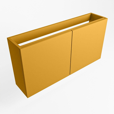 Mondiaz FOWY fonteinonderkast - 80x22x50cm - 2 deuren - push to open - softclose - Ocher