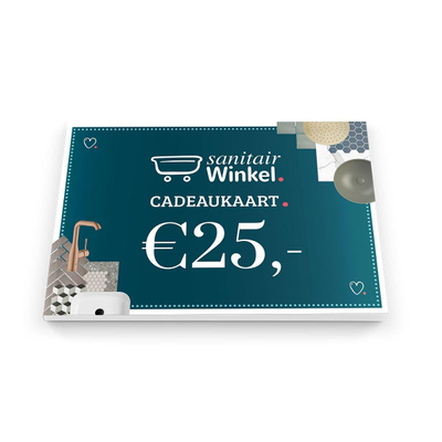 Sanitairwinkel Cadeaubon ter waarde van 25euro