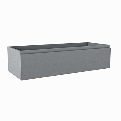 Mondiaz FOGE wastafelonderkast - 100x41x25cm - 1 lade - uitsparing links - softclose - Plata