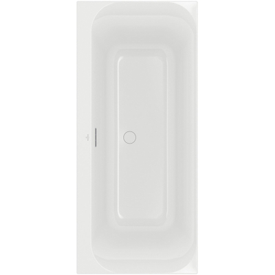 Villeroy & boch Loop duobad - 180x80cm - rechthoek - acryl Wit Alpin glans