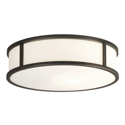 Astro Mashiko Round 300 Plafondlamp 30x30x9cm IP44 fitting E27 brons