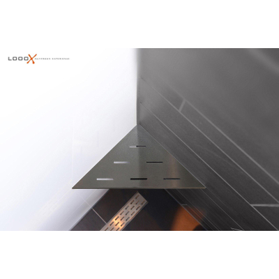 Looox corner shelf hoekplanchet - 30x22cm - antraciet