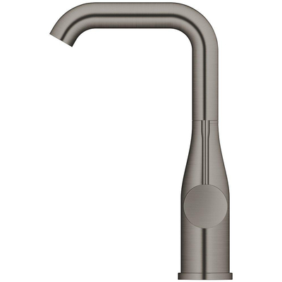 GROHE Essence Wastafelkraan Opbouw - uitloop 12.7cm - L-size - hoge draaibare uitloop - waste - brushed hard graphite