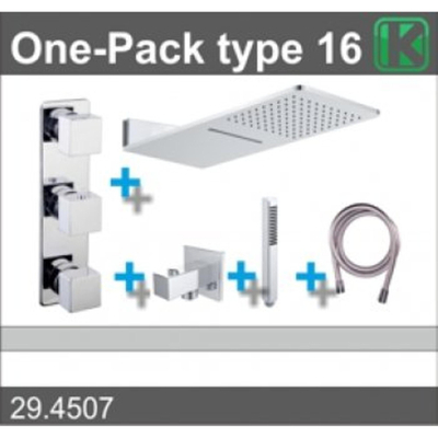 Xellanz One Pack inbouwthermostaatset type 16 24x55