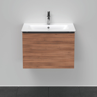 Duravit D-Neo wastafelonderkast 61x44x46.2cm 1 lade Noten Mat