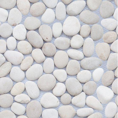 Baerwolf Pebble Mozaïektegel 30x30cm 14mm R10 Grey - White - per stuk