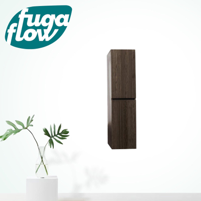 FugaFlow Eccelente Arredo Hoge Kast - 160cm - 2 deuren - greeploos - walnoot