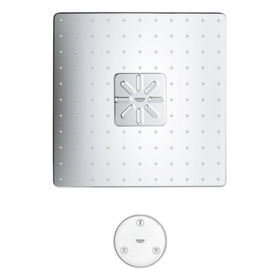 GROHE Rainshower SmartConnect 310 Cube Hoofddouche - 31x31cm - 2 straalsoorten - met afstandsbediening - chroom