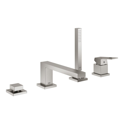 GROHE Eurocube afbouwdeel v. 4-gats badrandkraan supersteel