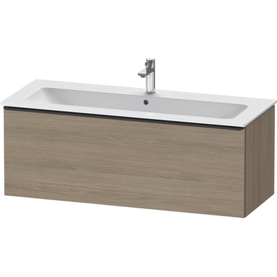 Duravit D-Neo wastafelonderkast 121x44x46.2cm 1 lade Eiken (terra) Mat