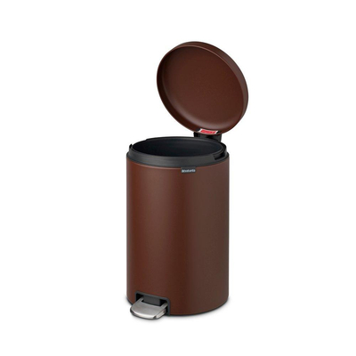 Brabantia NewIcon Pedaalemmer - 20 liter - kunststof binnenemmer - mineral cosy brown