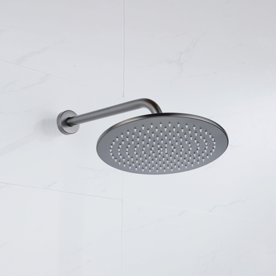 Fortifura Calvi Hoofddouche 30cm rond 6mm Geborsteld Gunmetal PVD